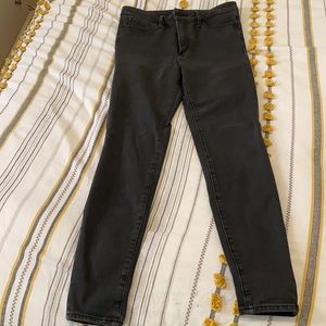 Abercrombie high waisted skinny jeans